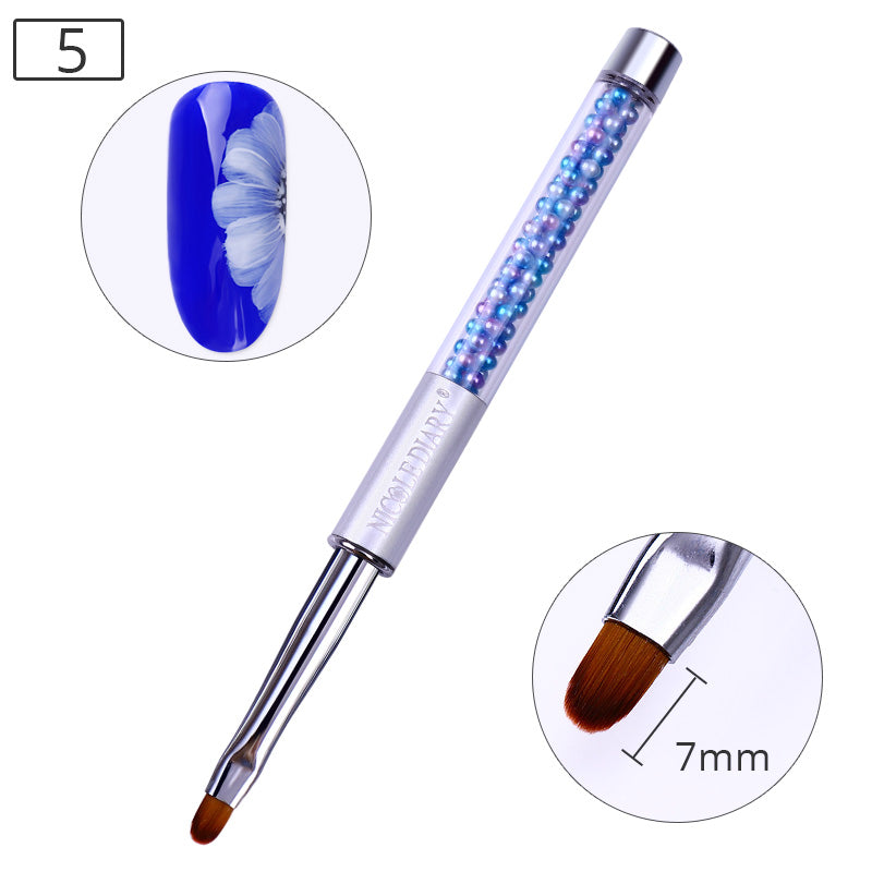 Nail rubber pearl nail pen